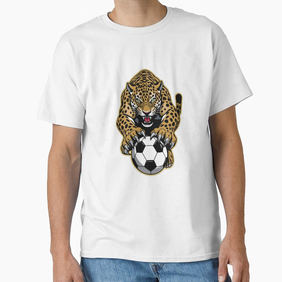 Brazil Leopard Soccer Graphic | 2026 Brazilian Football Fan Design | Bold National Pride Style by YASboutik