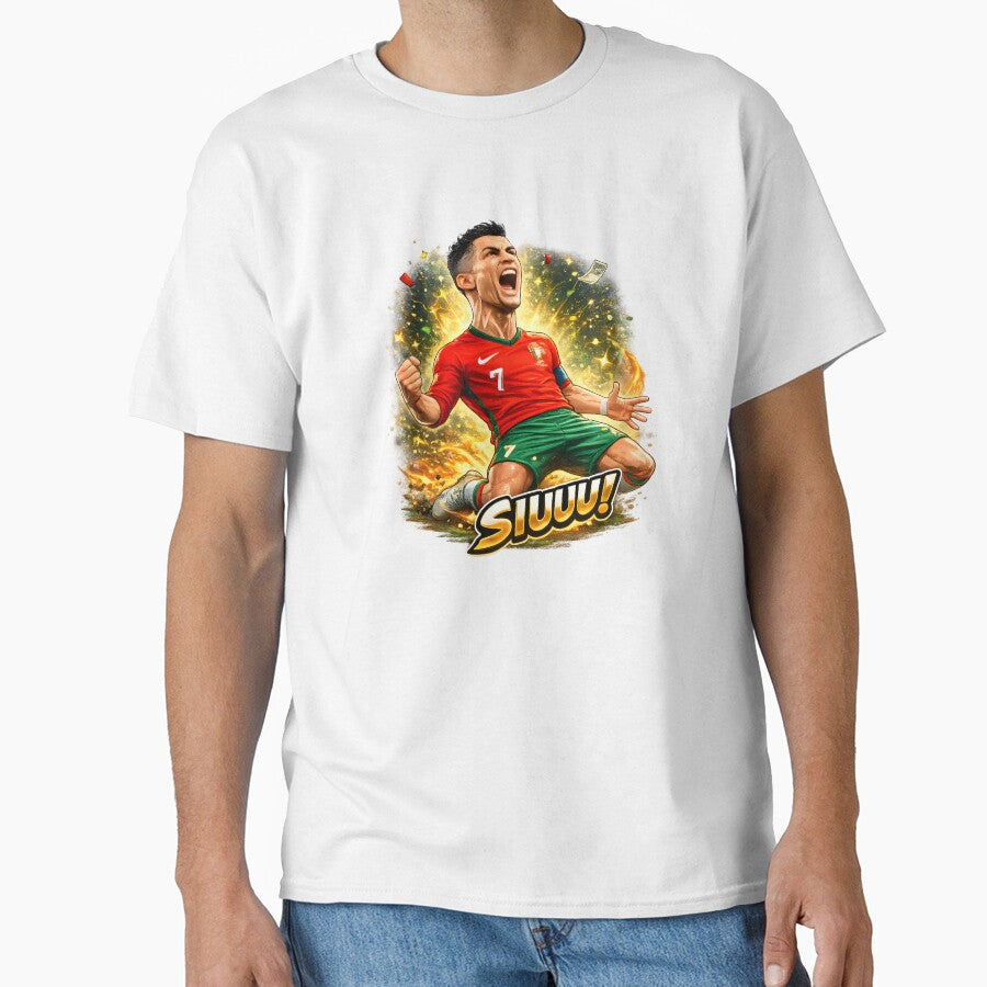 CR7 SIUUU Celebration Cartoon – Legendary Football Goal Celebration by KawaiiOrbit