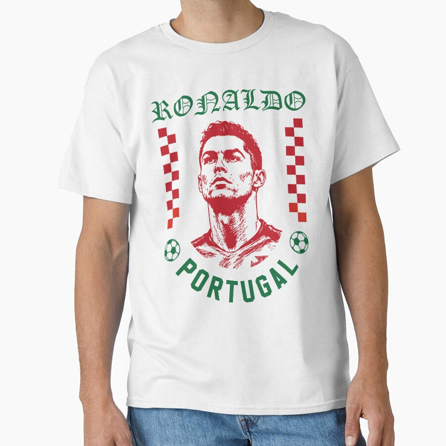 Cristiano Ronaldo Portugal Football Design World Cup Fan Art GOAT Soccer by Tattee