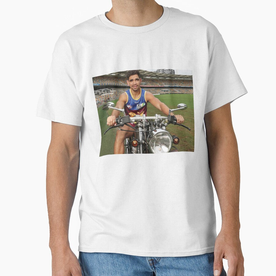 Charlie Cameron Motorbike Retro by ijdesigns