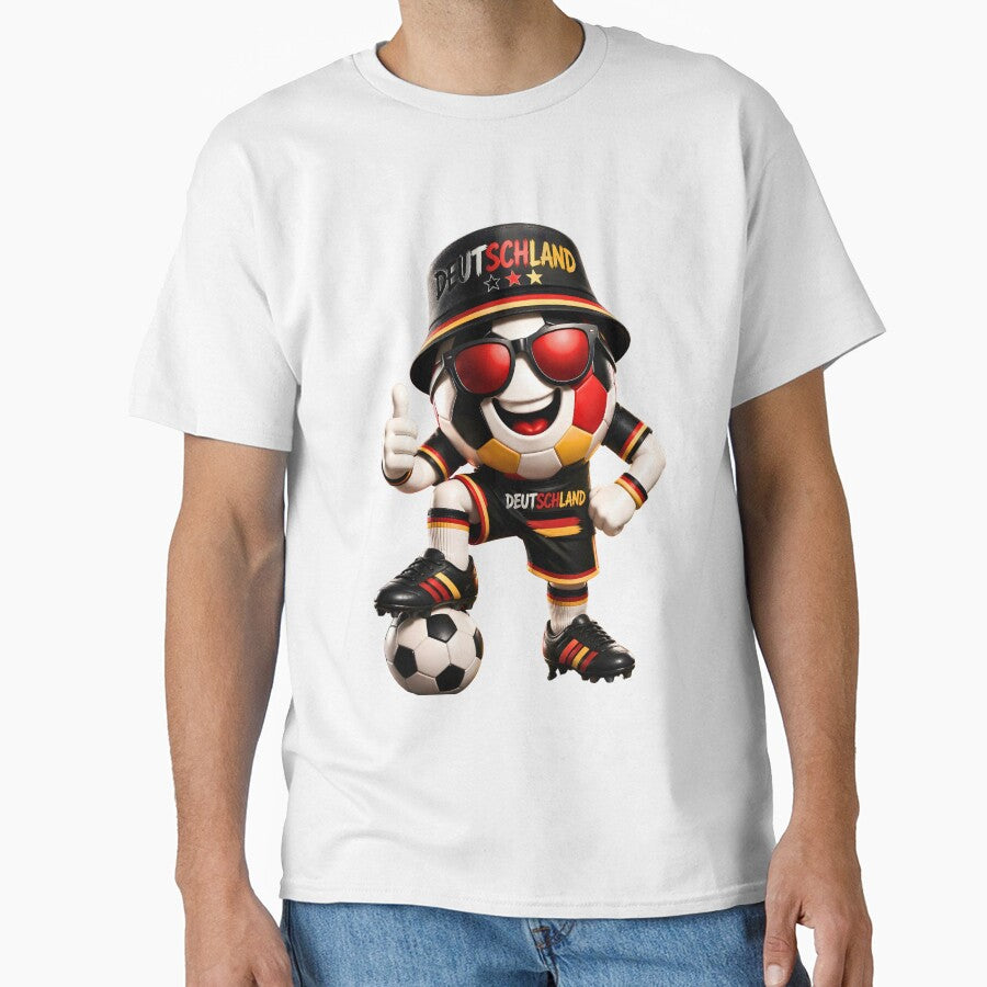 Germany Soccer Mascot Funny Football Cartoon Graphic by ArtSpark Studio