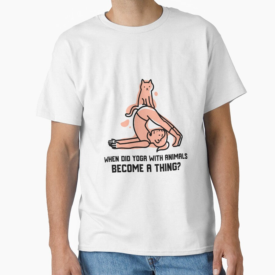When Did Yoga With Animals Become a Thing by RiseandShineTee