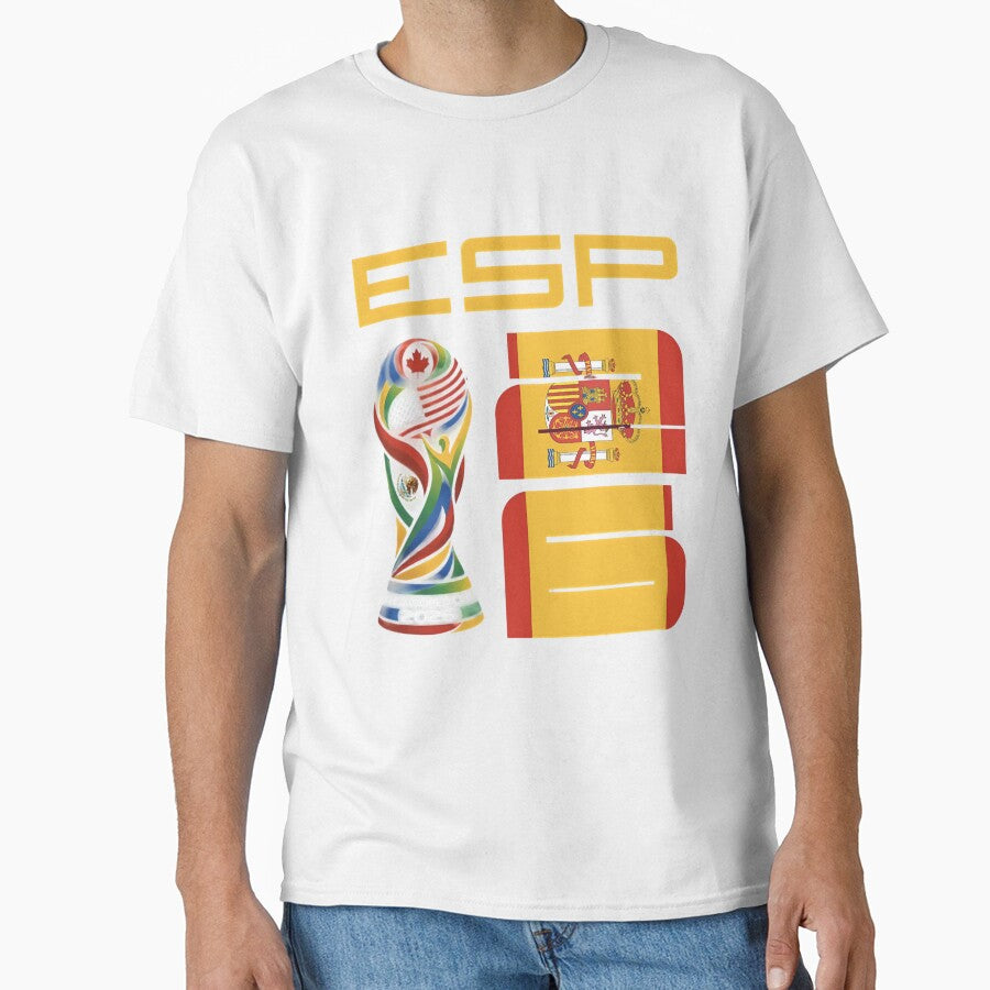 Spain Soccer World Cup 2026 Fan Art - ESP La Roja by  The Midnight Library - Book Lover Gifts & Kindle Accessories