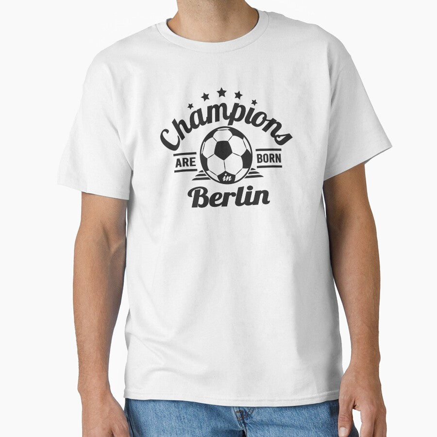 Champions Are Born In Berlin , football fans vintage gift by lamjar-art