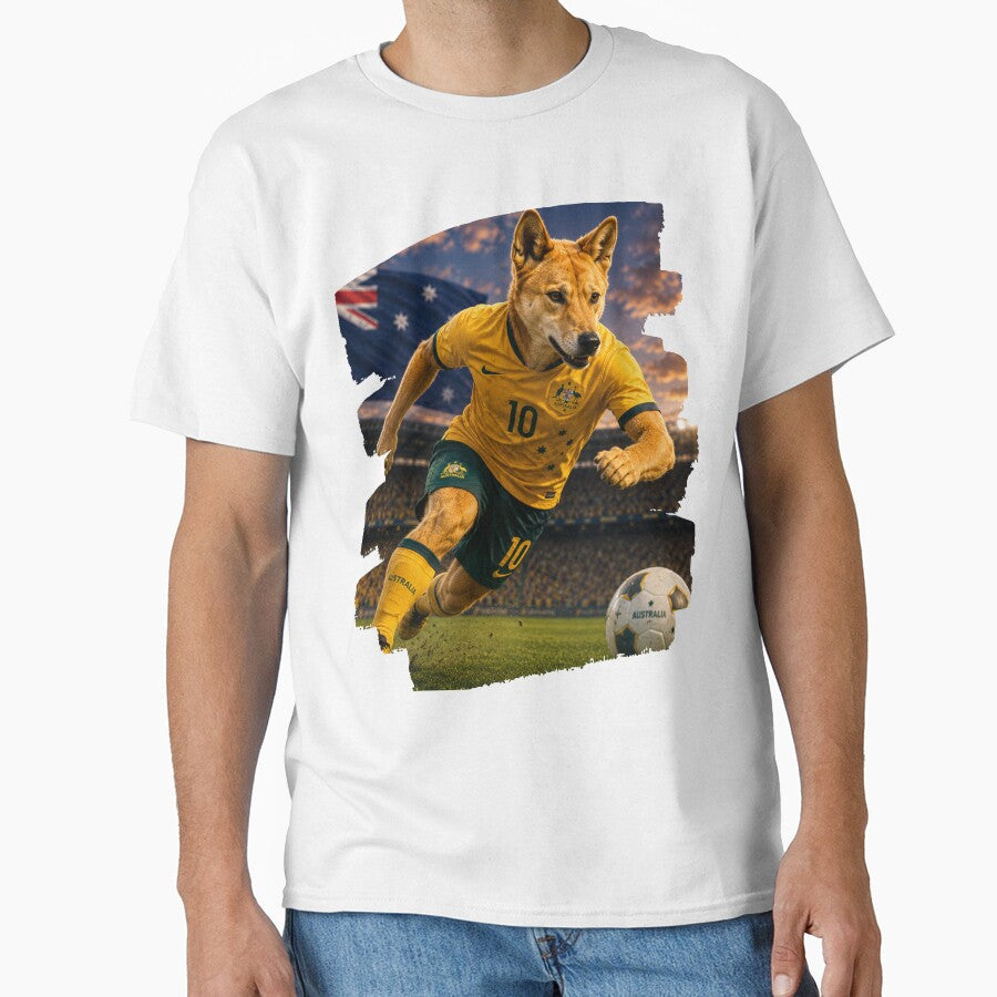 World cup 2026 Australia soccer spirit | Dingo Australia Stamina Soccer Fan Art by WhatASunShine