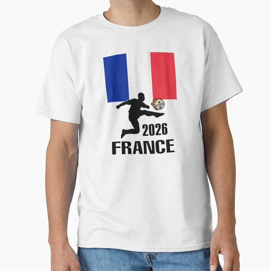 France Soccer T-shirt 2026 by benchpod47
