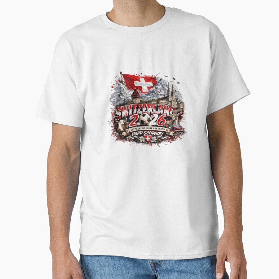 Switzerland Football Unisex Retro Soccer by ToscaSamShop