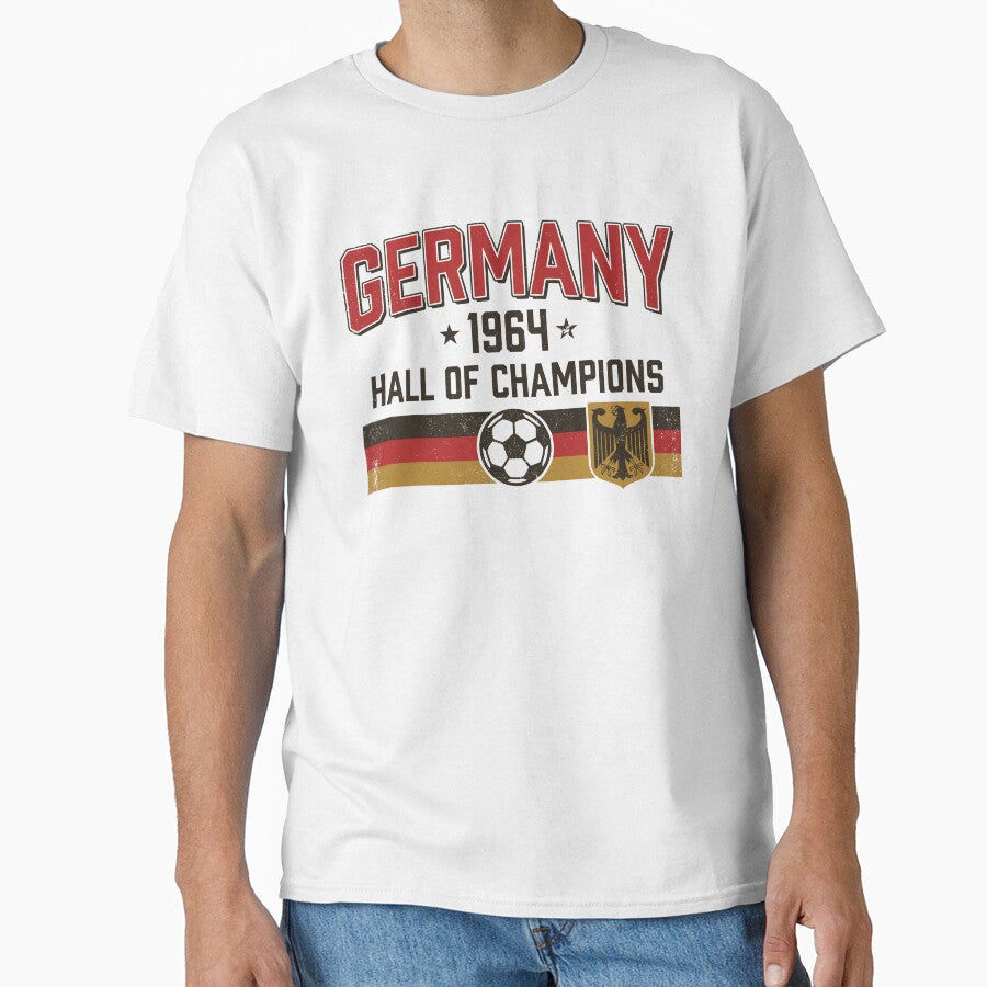 Vintage Germany 1964 Soccer Hall Of Champions Graphic by Imaginationbeyond