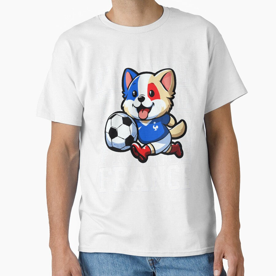 Dog Playing Football | France Edition by McThingummy