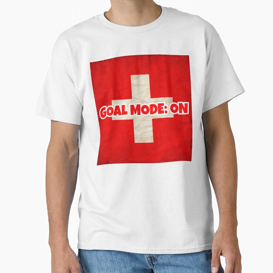 Switzerland Soccer Fan Shirt – GOALMODE: ON Football Tee by LovelyHappyGift