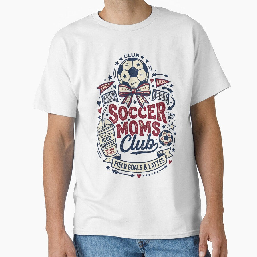Soccer Mom Club – Game Day Mom Fuel Shirt by PlumArtDesign