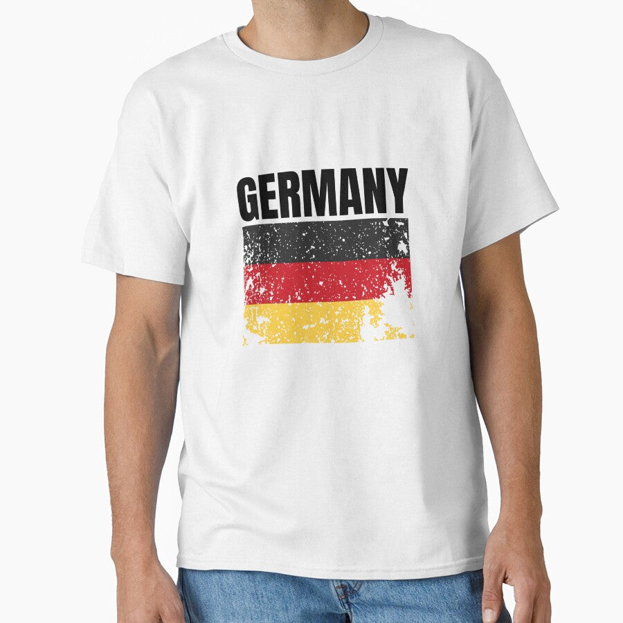 Germany flag with Germany lettering by Ecmoprints