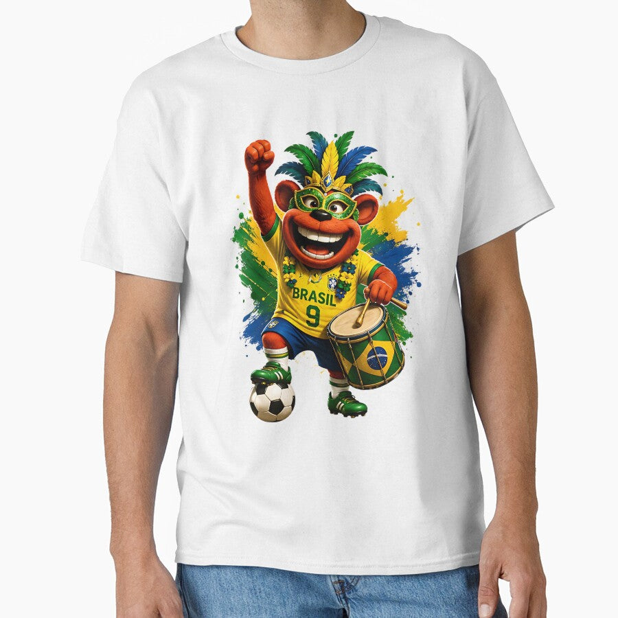 Brazil Samba Drum Soccer Fans World Cup 2026 by WabiSabiSjak