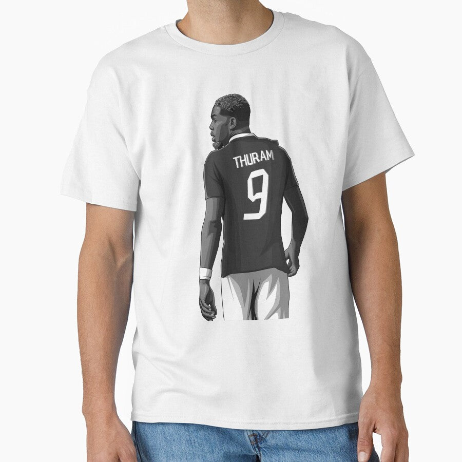 Marcus Thuram Black and White Version by Aldduardo