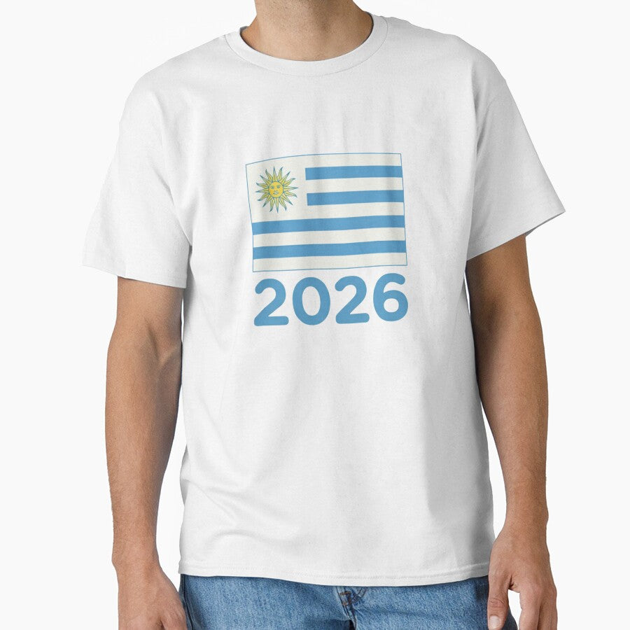 Uruguay Flag 2026 Soccer Fan Shirt | Uruguay Football Supporter Design by 21 Tulips