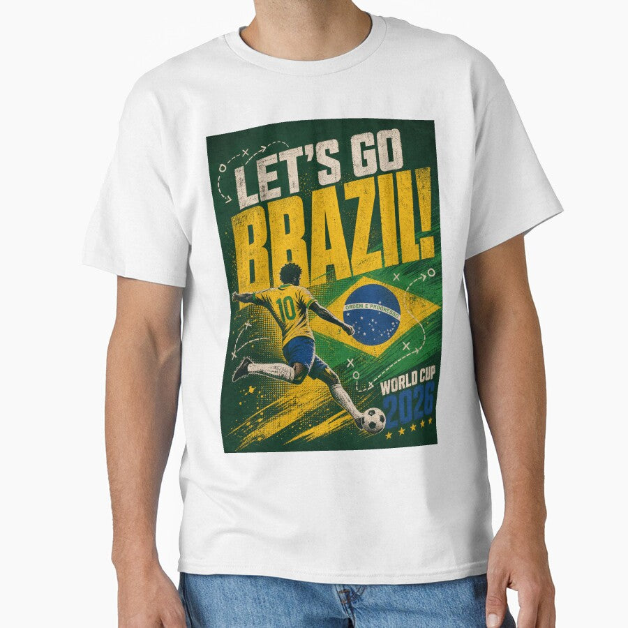Title World Cup 2026 | Let’s Go Brazil Distressed Graphic by Jandedan