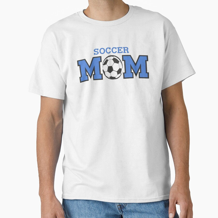 Soccer MOM Image in Blue by Comforts of Home, LLC
