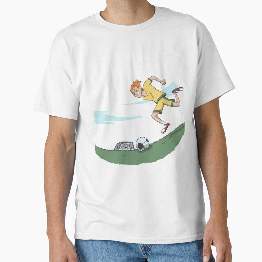 Soccer on green grass with goal by Monkey Ful