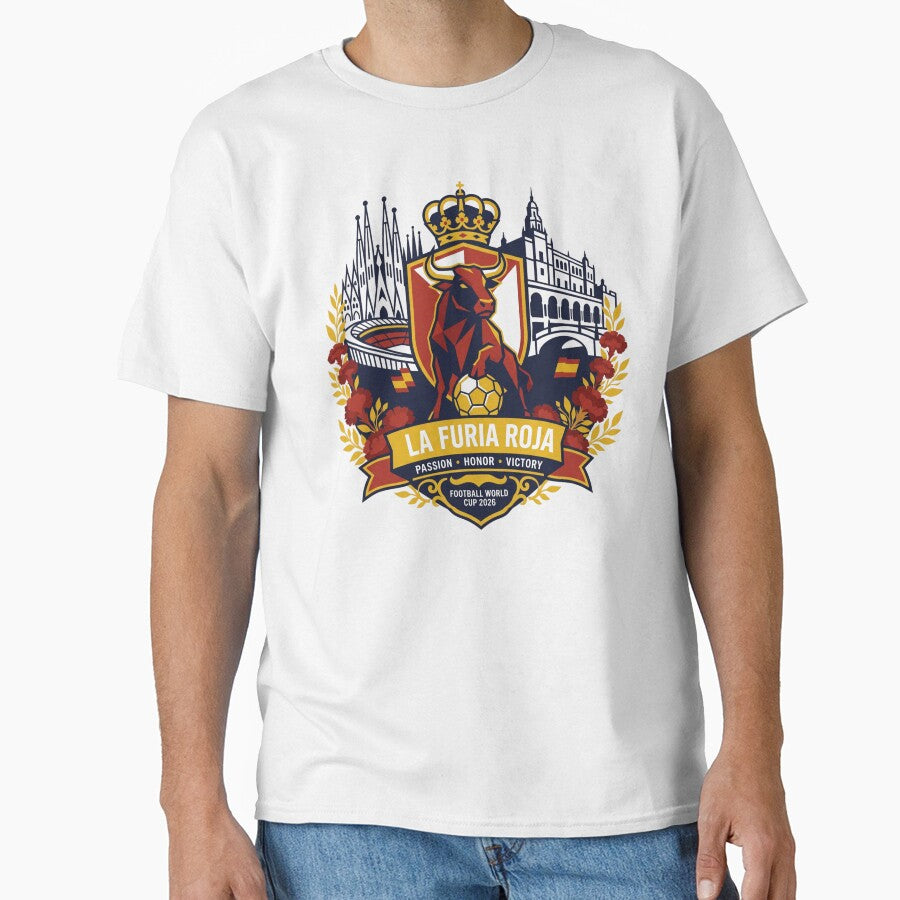 Spanish Bull Football Fan Crest by Retro Arabica