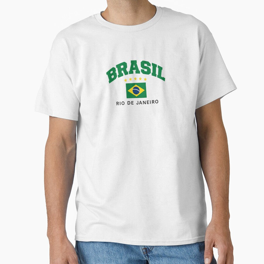 Brazil Rio de Janeiro Flag Design by CleanQuotes