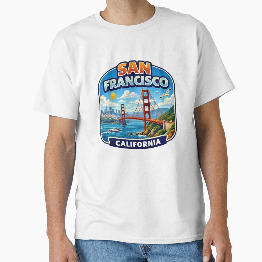 San Francisco, California - Golden Gate Bridge by Myra365Art