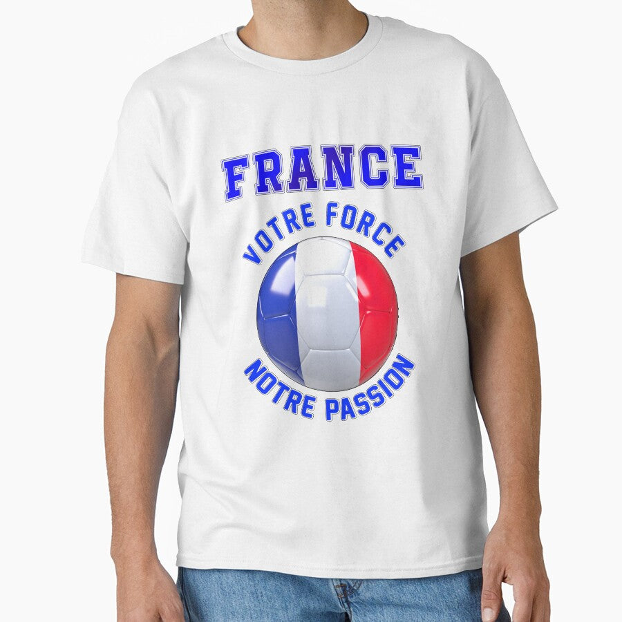 France fan slogan for football, French votre force notre passion by superpixus