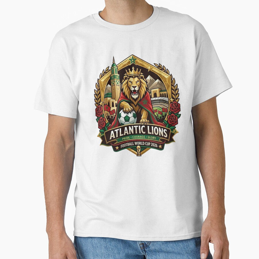 Atlantic Lions Football Fan Crest by Retro Arabica