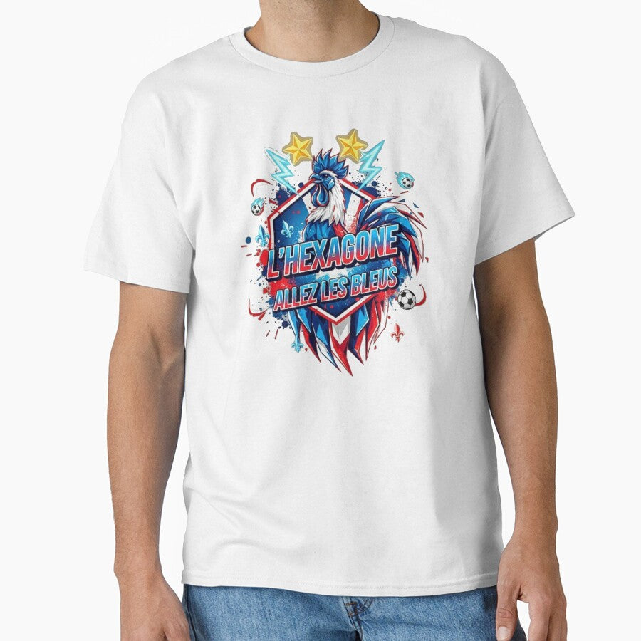 The Hexagon France Soccer Shield by Majorprint