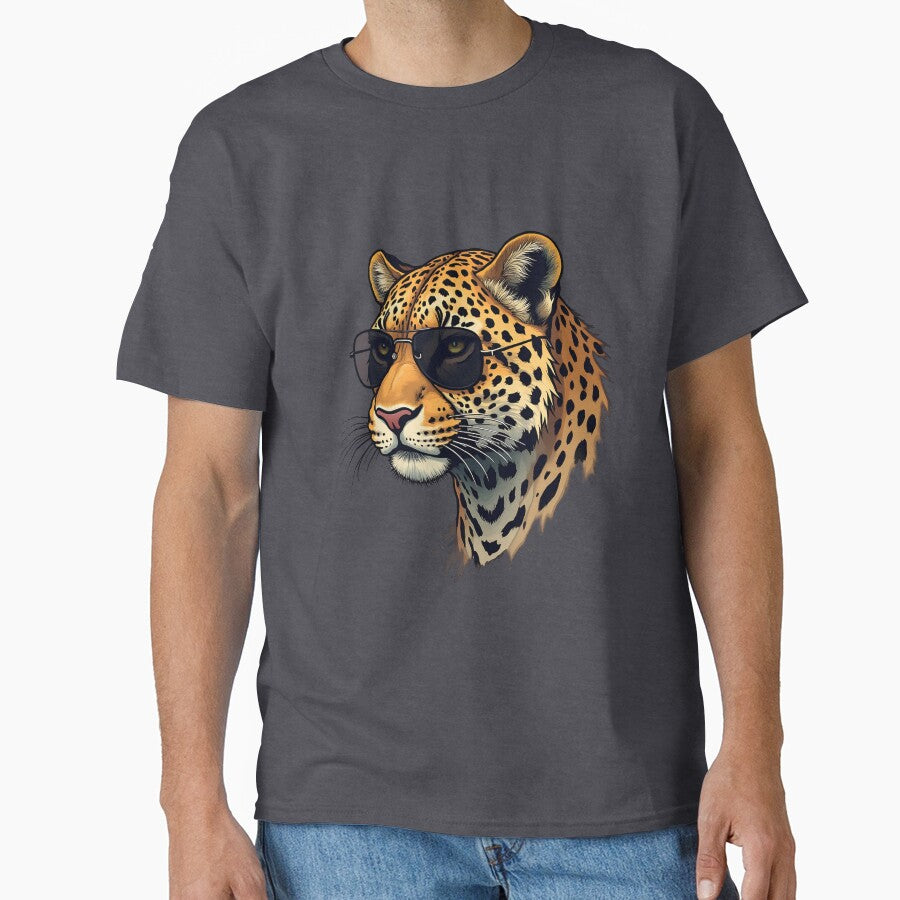 Leopard wearing sunglasses by Danh Style