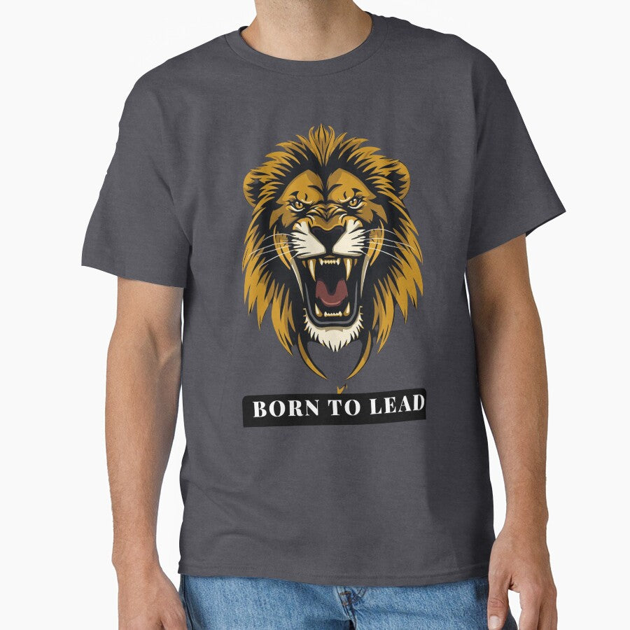 Born to Lead – Fierce Lion Motivation Art by Ashish66K