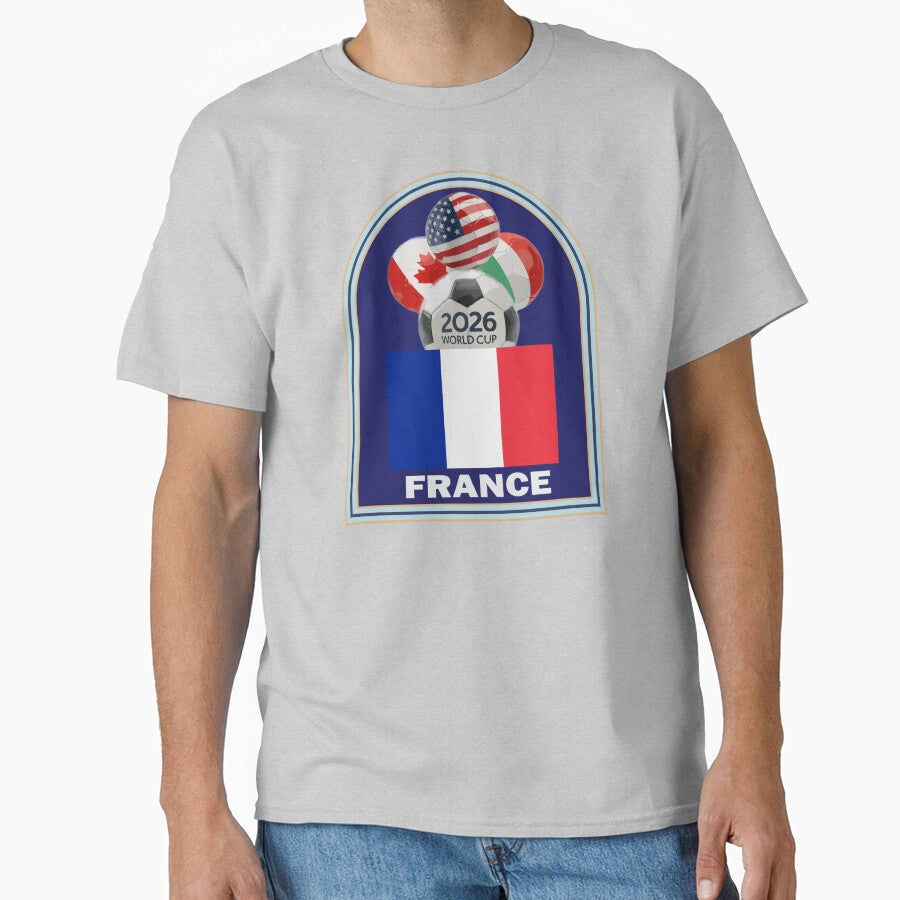 France 2026 Soccer T-shirt by benchpod47