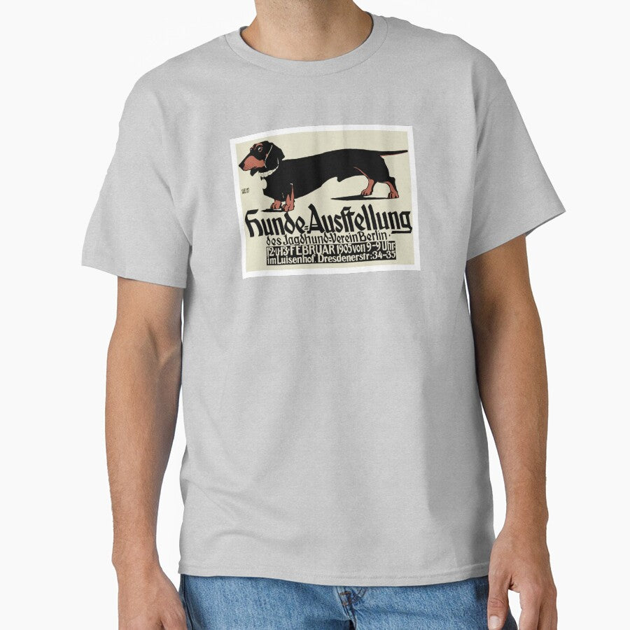 1905 German Dog Show Dachshund Poster by retrographics