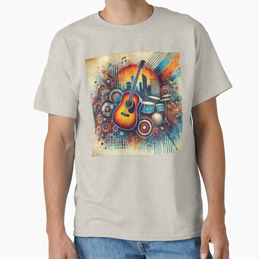 Album Cover, Graphic Novel,Fictional, Cool Grunge Music Band, Fictional Fake, Vintage vinyl record, collector, Guitar by TheTimeTaxi
