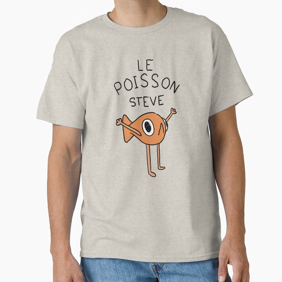 Le Poisson Steve by Woodcut Prints