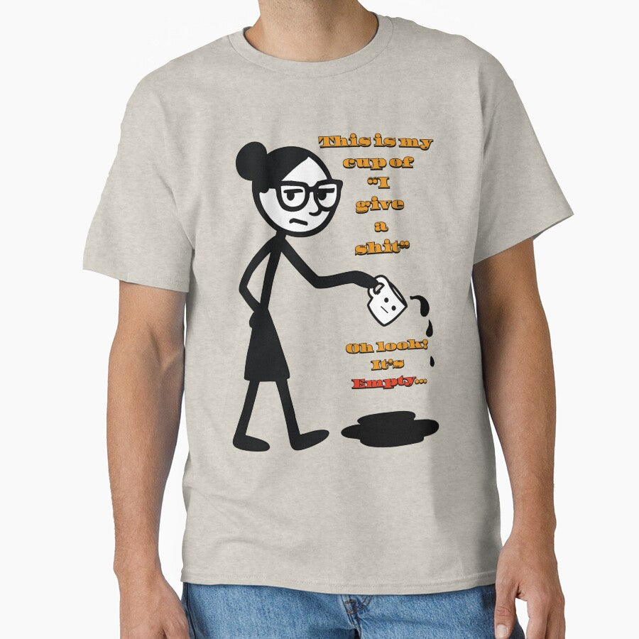 This is my cup of I give a shit sarcastic t-shirt moody by Zeescorner