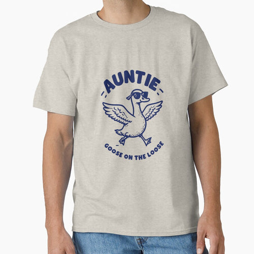 "Auntie Goose on the Loose" Funny Goose Design by Colorful-Garden