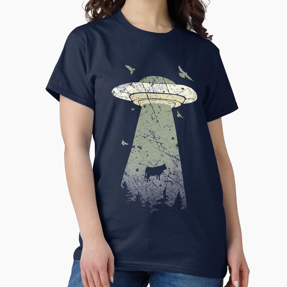 UFO Cow Forest by unihammer