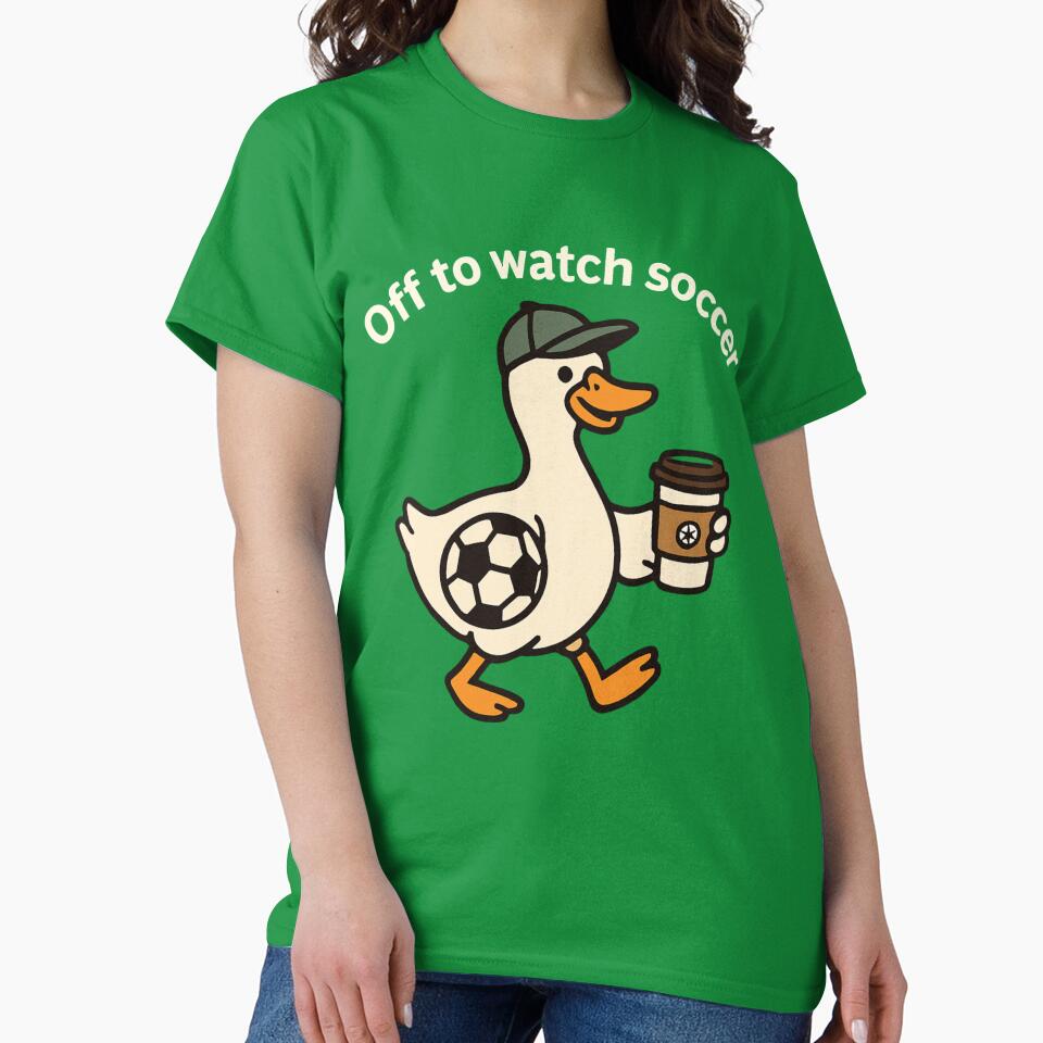 Off To Watch Soccer Duck by SiarheiYur