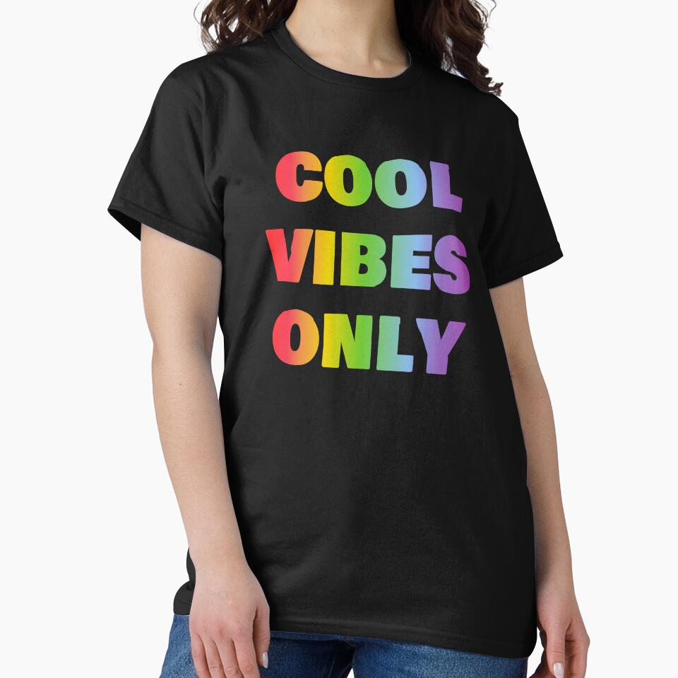Cool vibes only  - rainbow text by Inspirationmotivation