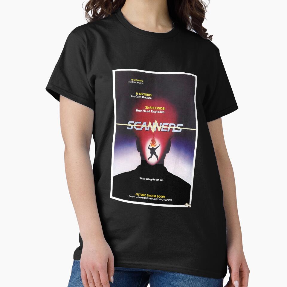 Movie Poster Merchandise Scanners Halloween Horror scifi film by ScannersTuyenHo