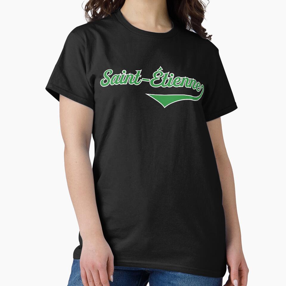 Saint-Etienne - Saint Etienne - France - Vintage Sports Typography by traceh-erndon