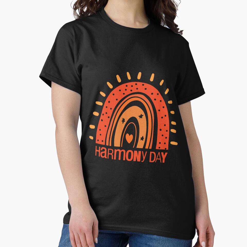 HARMONY DAY T-Shirt | 21 March Shirt | School Kids Orange Harmony Day Shirt | Everyone Belongs Shirt | Kids Adults Harmony Day Unisex Top by awildaesimon