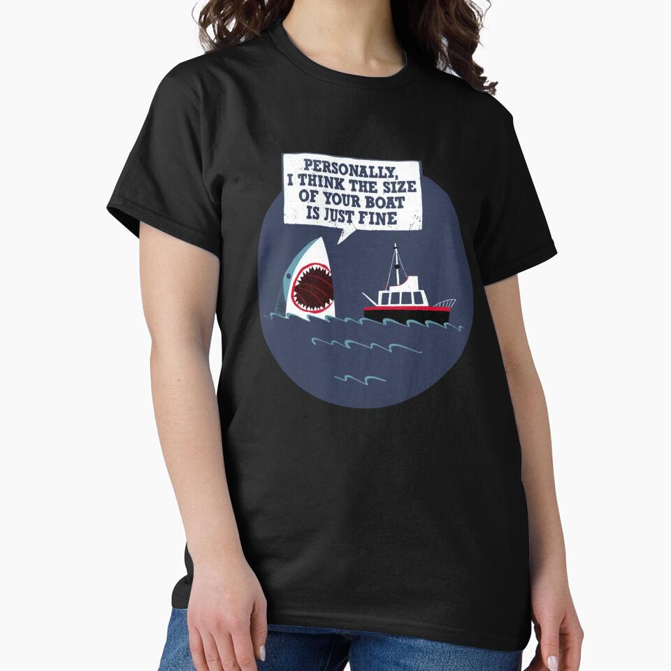 The Size Of Your Boat Is Just Fine Jaws by calypso-designs