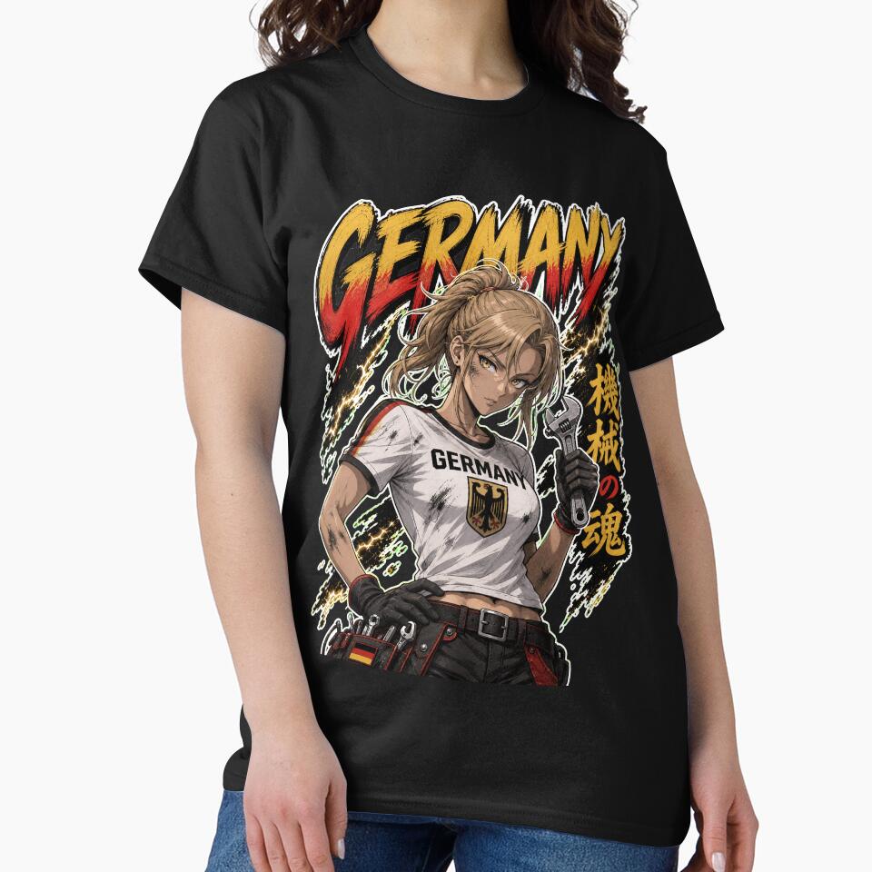 Germany Anime Girl Soccer World Cup 2026 by Senpai Syndicate