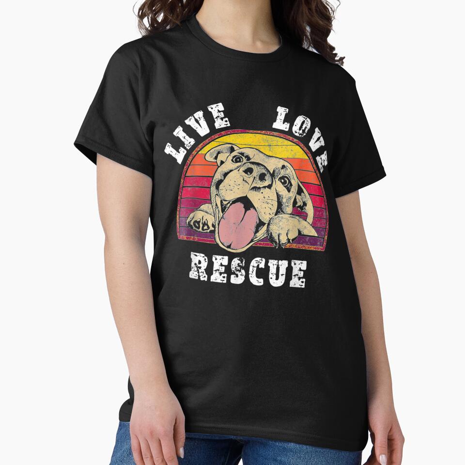 Live Love Rescue Dog Lover Adopt A Dog Adoption by lolahomya