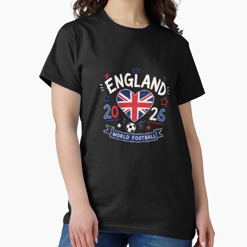 England 2026 World Football English Supporter Fan by RetroMini2026