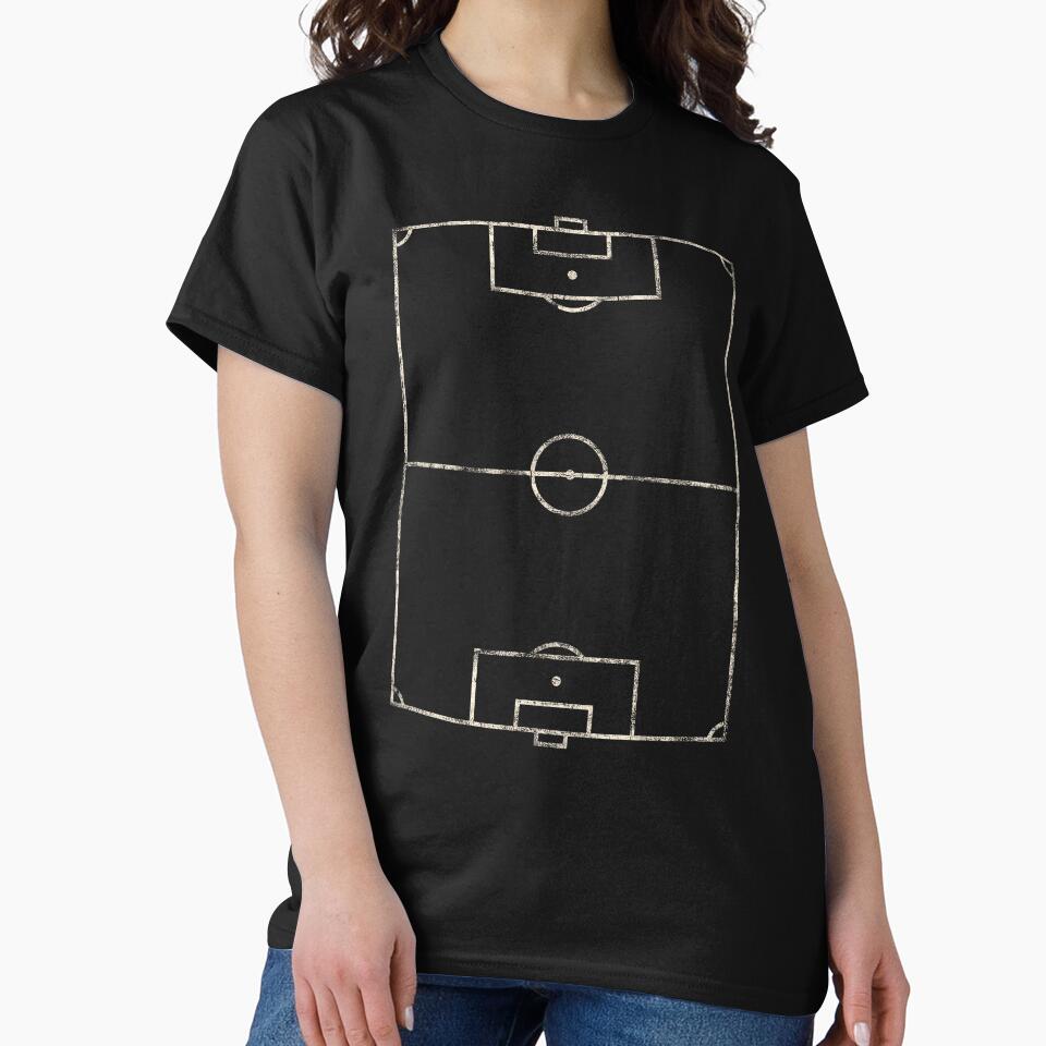 Soccer Field Blueprint Football Pitch Player Coach Gift by clickbongski