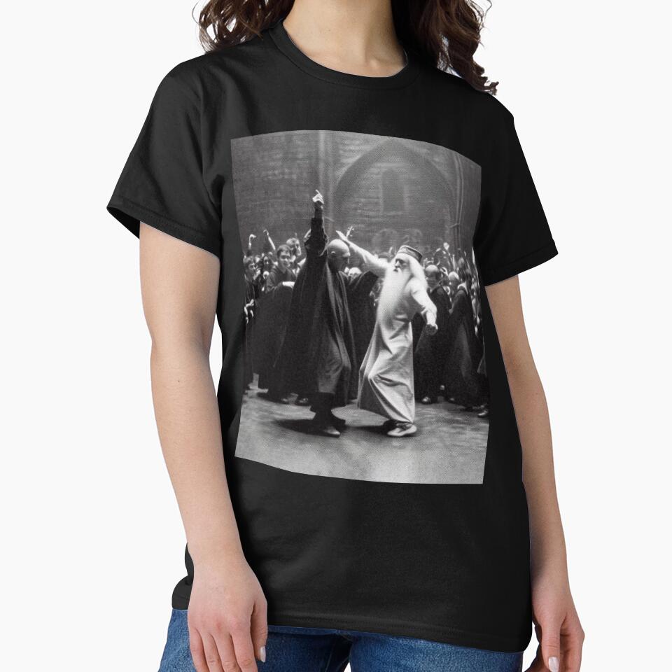 Funny Shirt, Wizards Dancing Tshirt, Vintage Fantasy Rave Party T Shirt by LittleNhutton