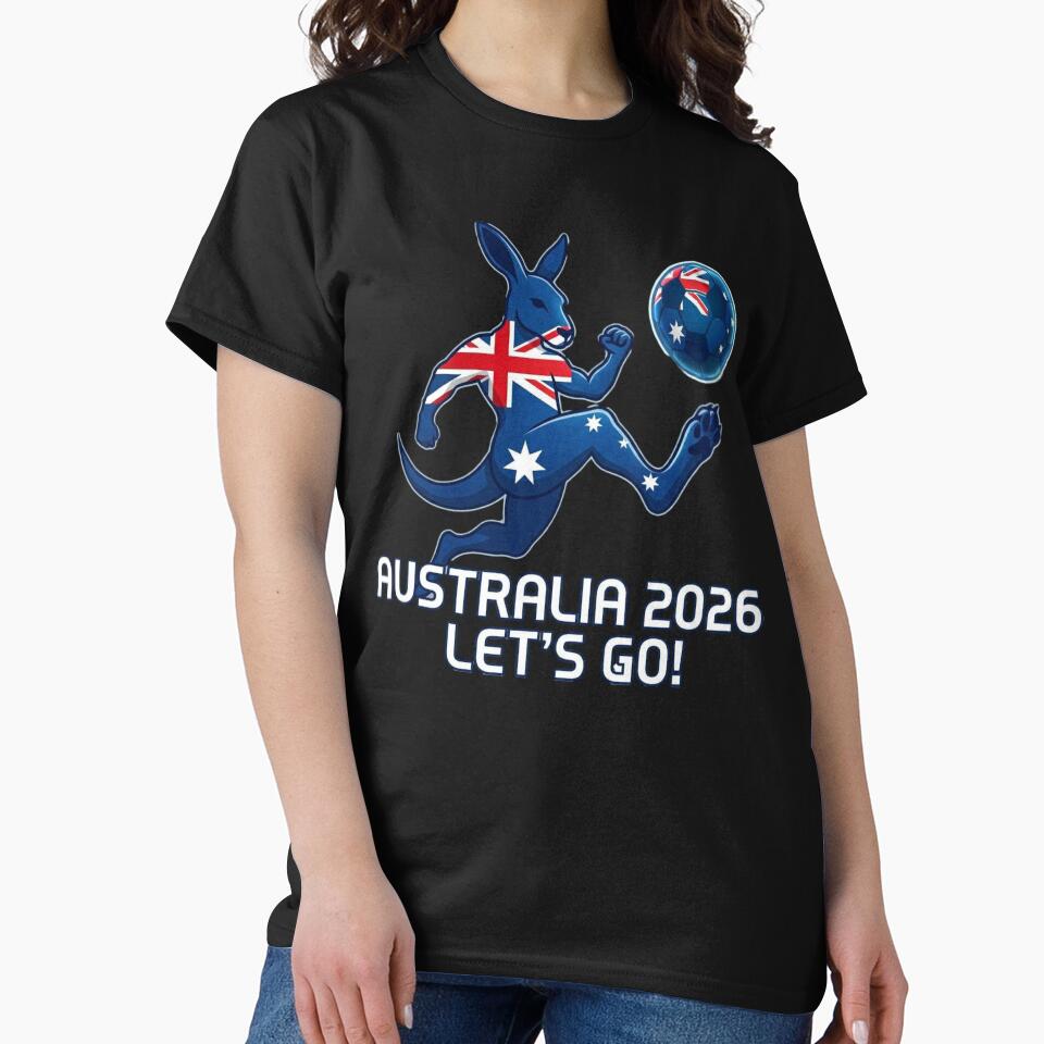 Australia 2026 Soccer Kangaroo Shirt | Aussie Football Fan Design | Let’s Go Australia Sports Gift by Prime legend