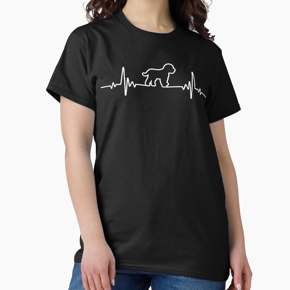 Minimalist Heartbeat Cavoodle by More Cute Dogs
